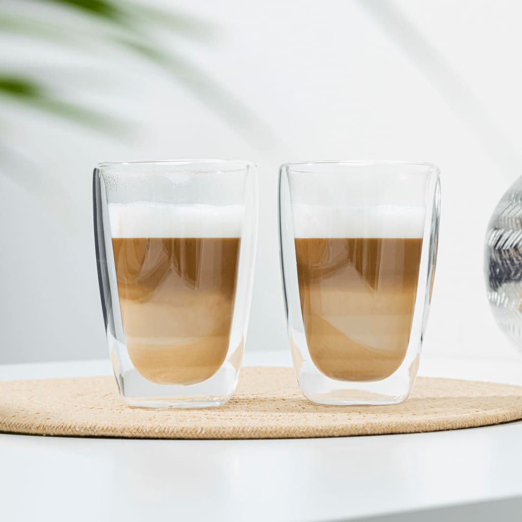Hi Set Bicchieri Latte Macchiato 2 Pz 400 Ml Trasparente