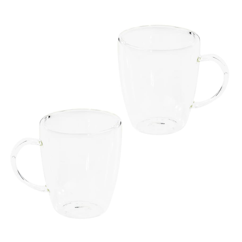 Hi Set Bicchieri Per Cappuccino 2 Pz 270 Ml Trasparente