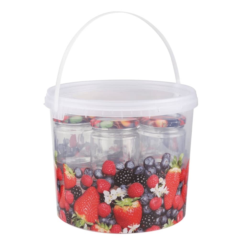 Hi Secchiello Con Barattoli Da Conserva 210 Ml