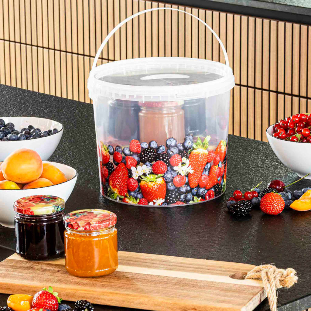 Hi Secchiello Con Barattoli Da Conserva 210 Ml
