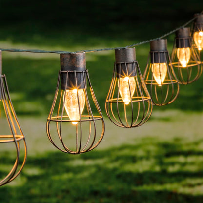 Hi Catena Di Luci Solari Da Giardino A Led 10 Pz 5,5 Cm