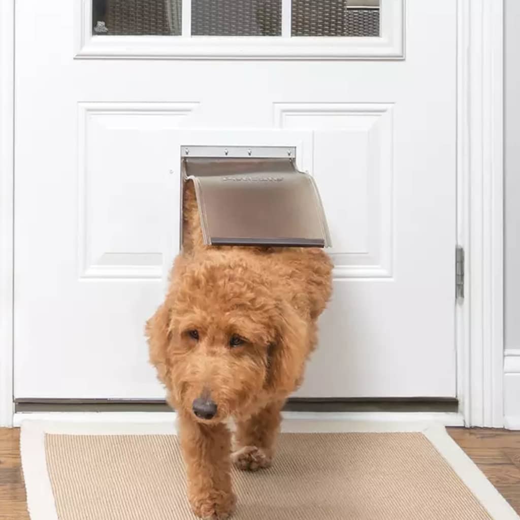 Petsafe Porta Basculante Per Animali 620 Alluminio <18 Kg 5014
