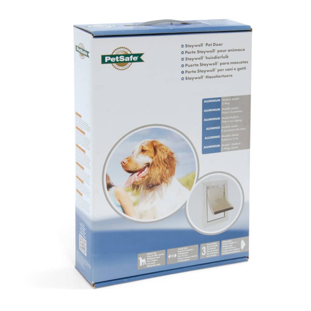 Petsafe Porta Basculante Per Animali 620 Alluminio <18 Kg 5014