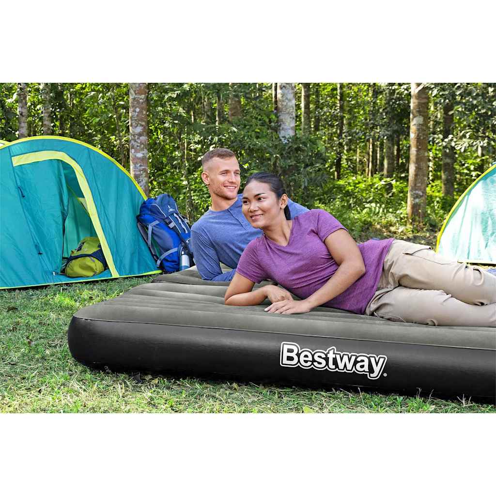 Bestway Letto Ad Aria Gonfiabile 3 In 1 Nero E Grigio 188X99X25 Cm