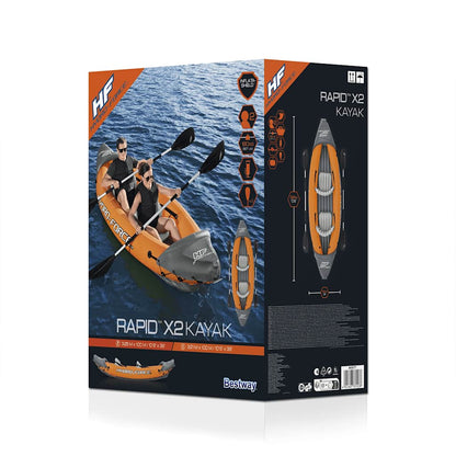 Bestway Set Kayak Gonfiabile Hydro-Force Rapid X2