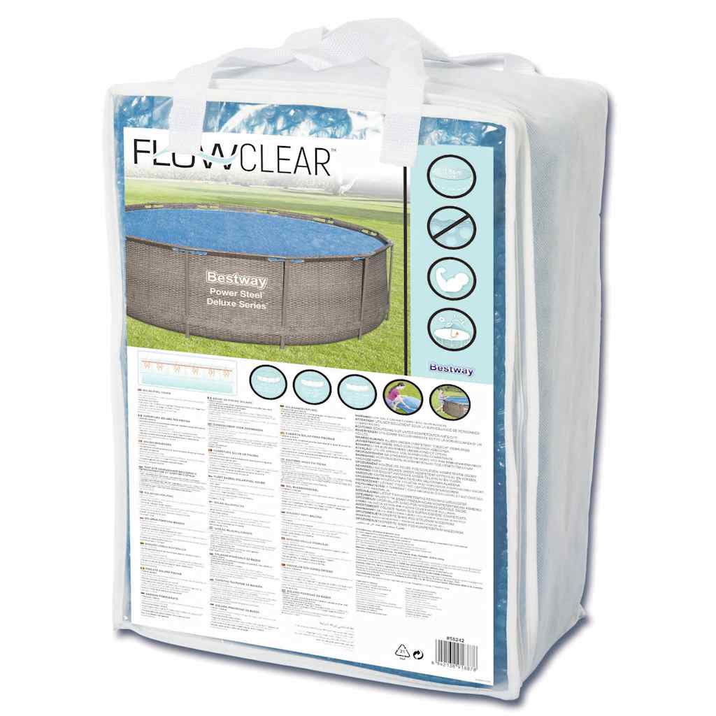 Bestway Copertura Solare Per Piscina Flowclear 356 Cm