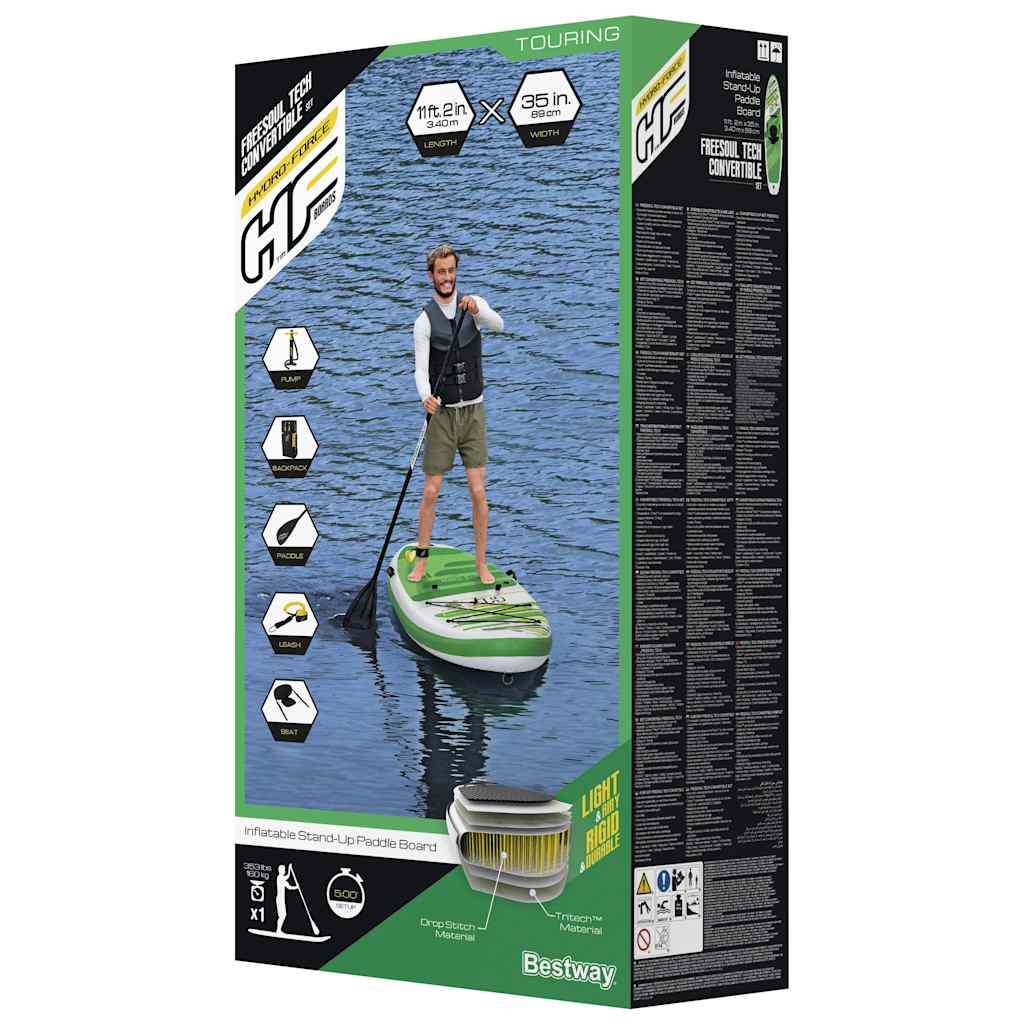 Bestway Tavola Da Sup Gonfiabile Hydro-Force Freesoul Tech 340X89X15Cm
