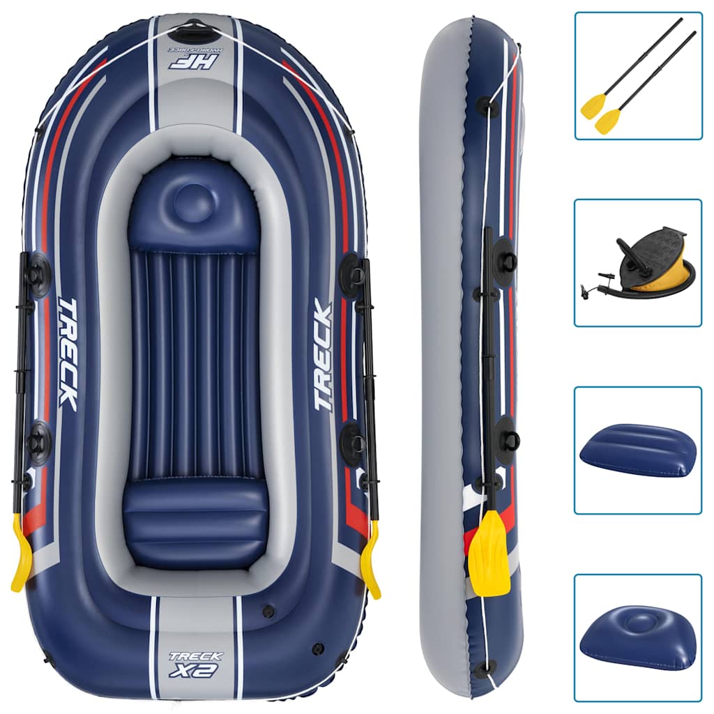 Bestway Hydro-Force Treck X2 Set Gommone Gonfiabile 255X127 Cm