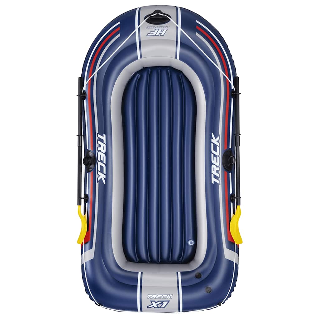 Bestway Gommone Gonfiabile Hydro-Force Con Pompa E Remi Blu Argento