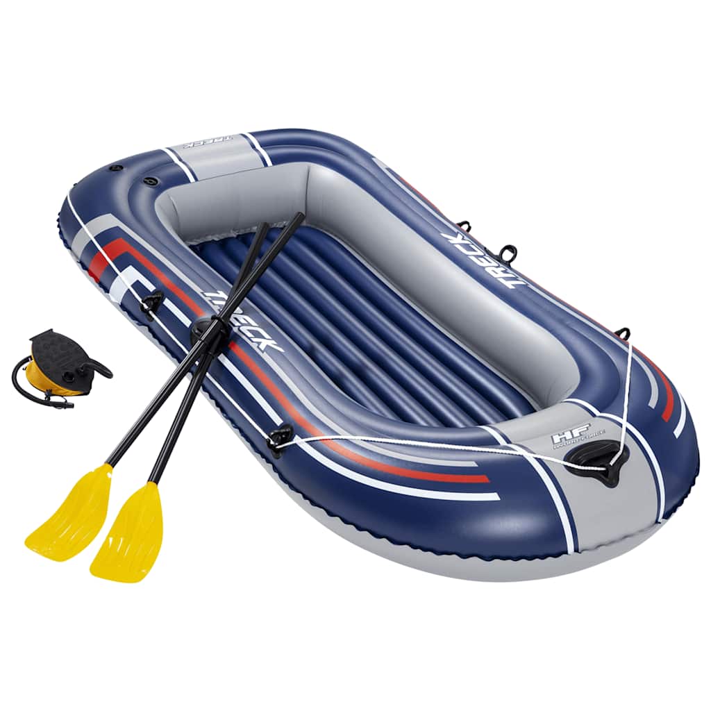 Bestway Gommone Gonfiabile Hydro-Force Con Pompa E Remi Blu Argento