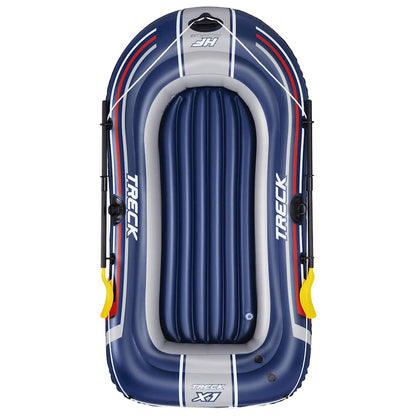 Bestway Gommone Gonfiabile Hydro-Force Con Pompa E Remi Blu Argento