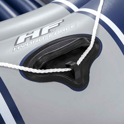 Bestway Gommone Gonfiabile Hydro-Force Con Pompa E Remi Blu Argento