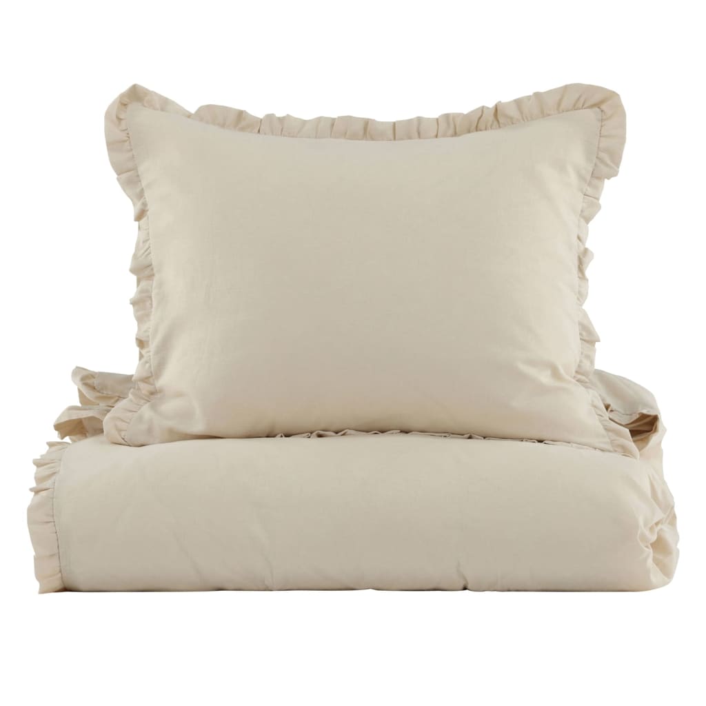 Venture Home Set Da Letto Lias 200X150 Cm Cotone Beige
