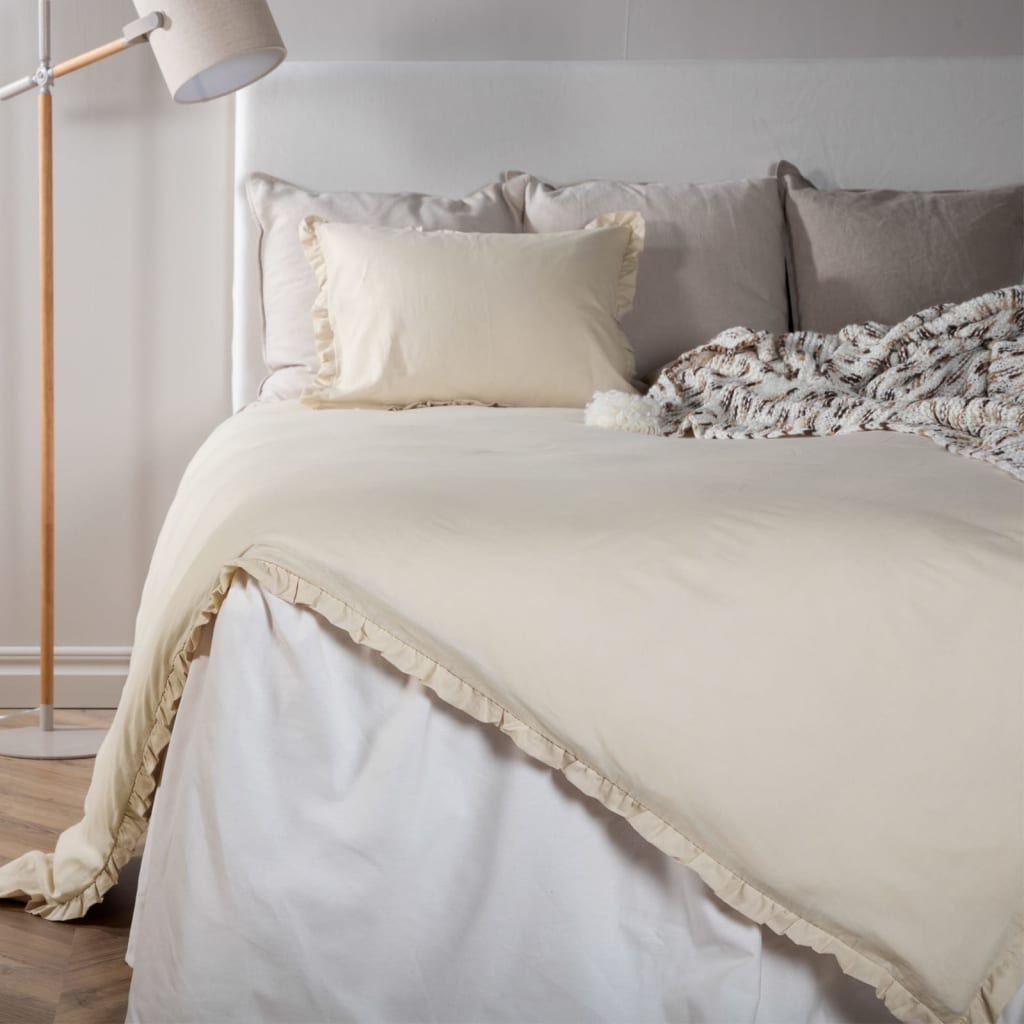 Venture Home Set Da Letto Lias 200X150 Cm Cotone Beige
