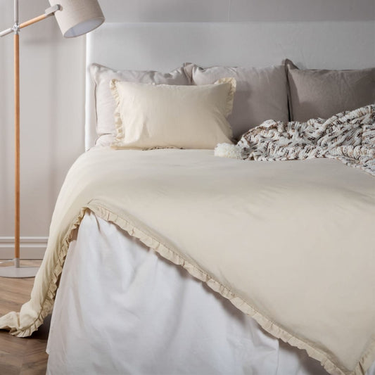 Venture Home Set Da Letto Lias 200X150 Cm Cotone Beige
