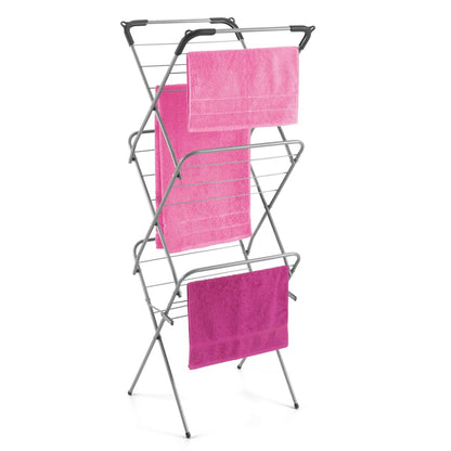 Metaltex Stendibiancheria A 3 Livelli Tec Concerto Slim 9,5 M