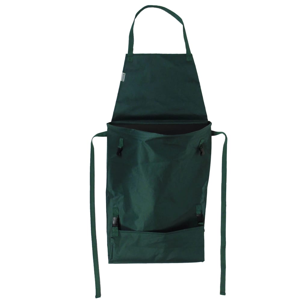 Nature Grembiule Da Giardino Con Tasca Pieghevole 130X55 Cm Verde