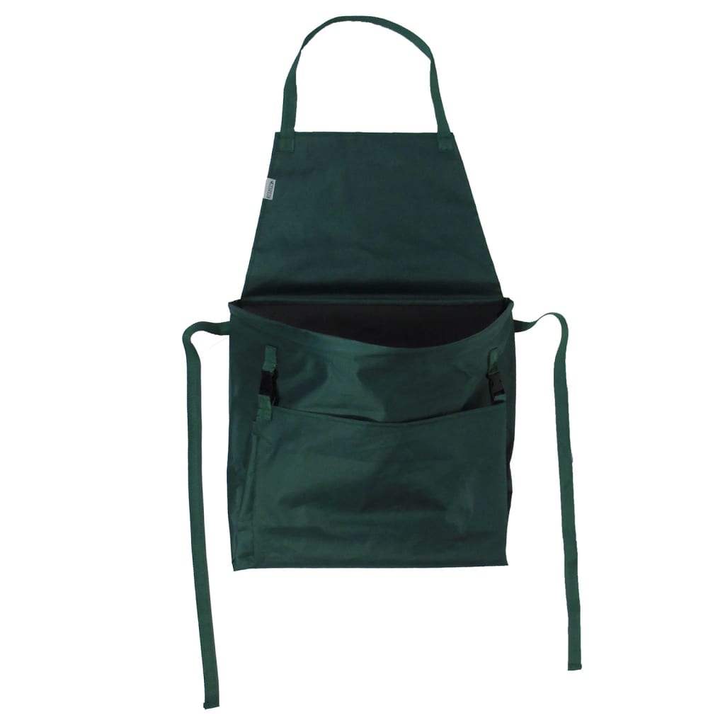 Nature Grembiule Da Giardino Con Tasca Pieghevole 130X55 Cm Verde
