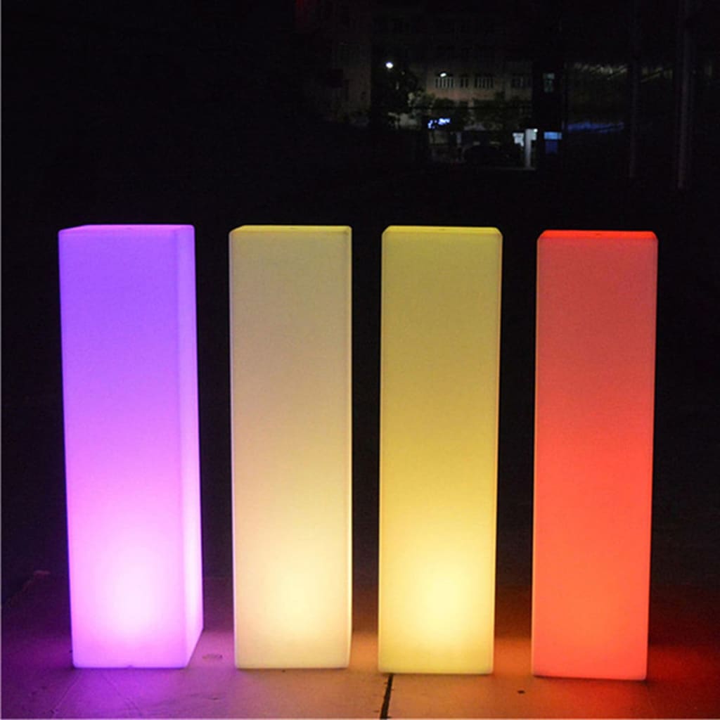 Eurotrail Lampada Da Terra Quadrata Ricaricabile A Led 80 Cm