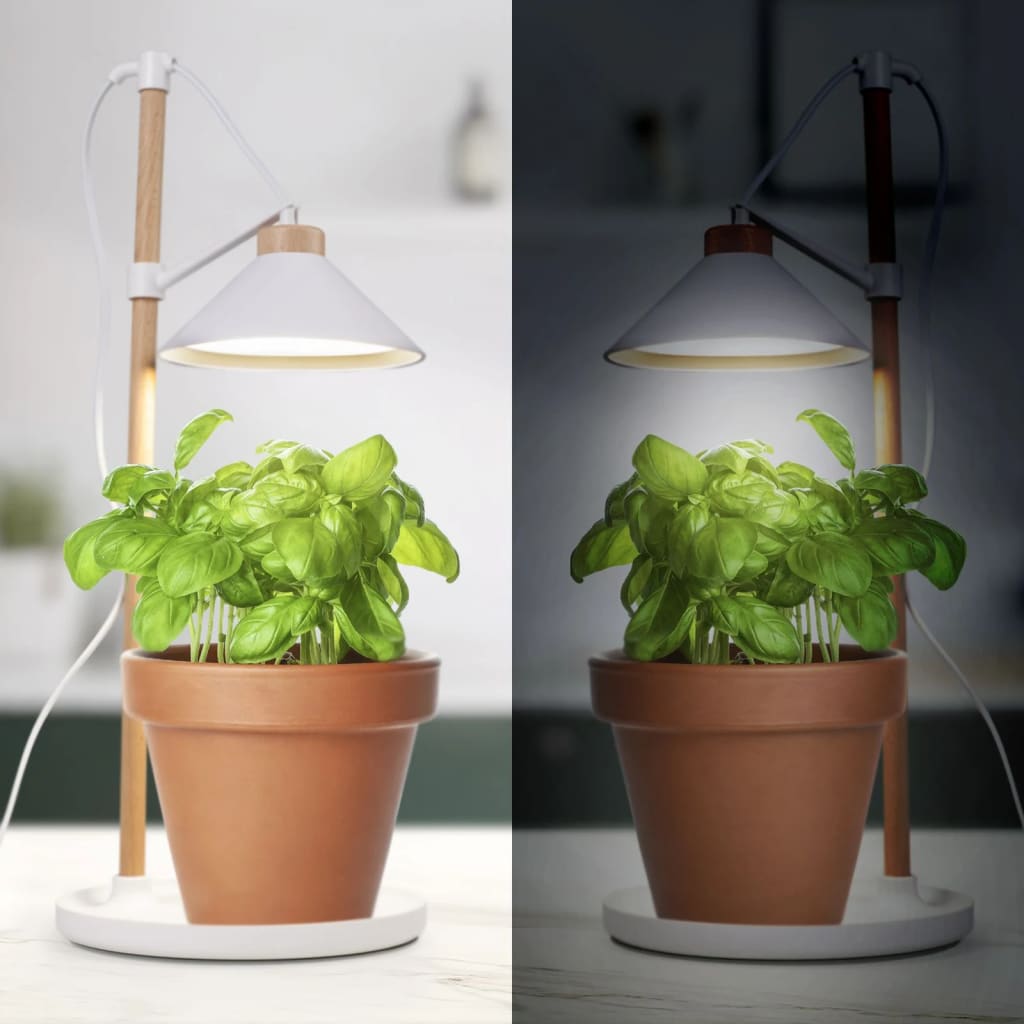 Smartwares Lampada Da Coltivazione A Led Da Giardino 9W Bianca Grigio Scuro