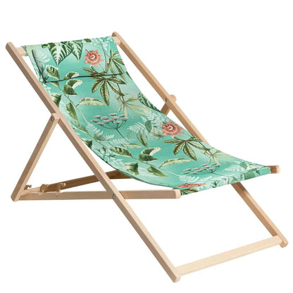 Madison Sedia Da Spiaggia In Legno Mauel 55X90X87 Cm