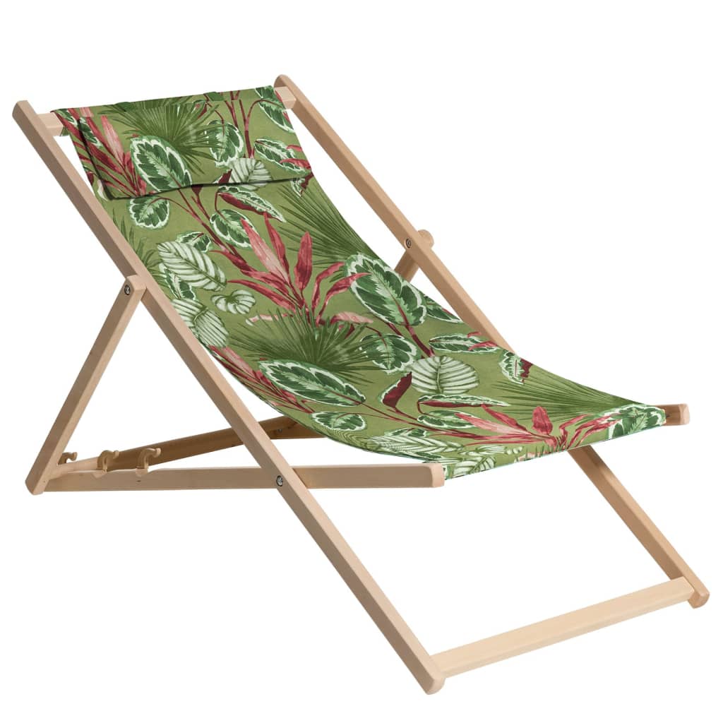 Madison Sedia Da Spiaggia In Legno Mauel 55X90X87 Cm
