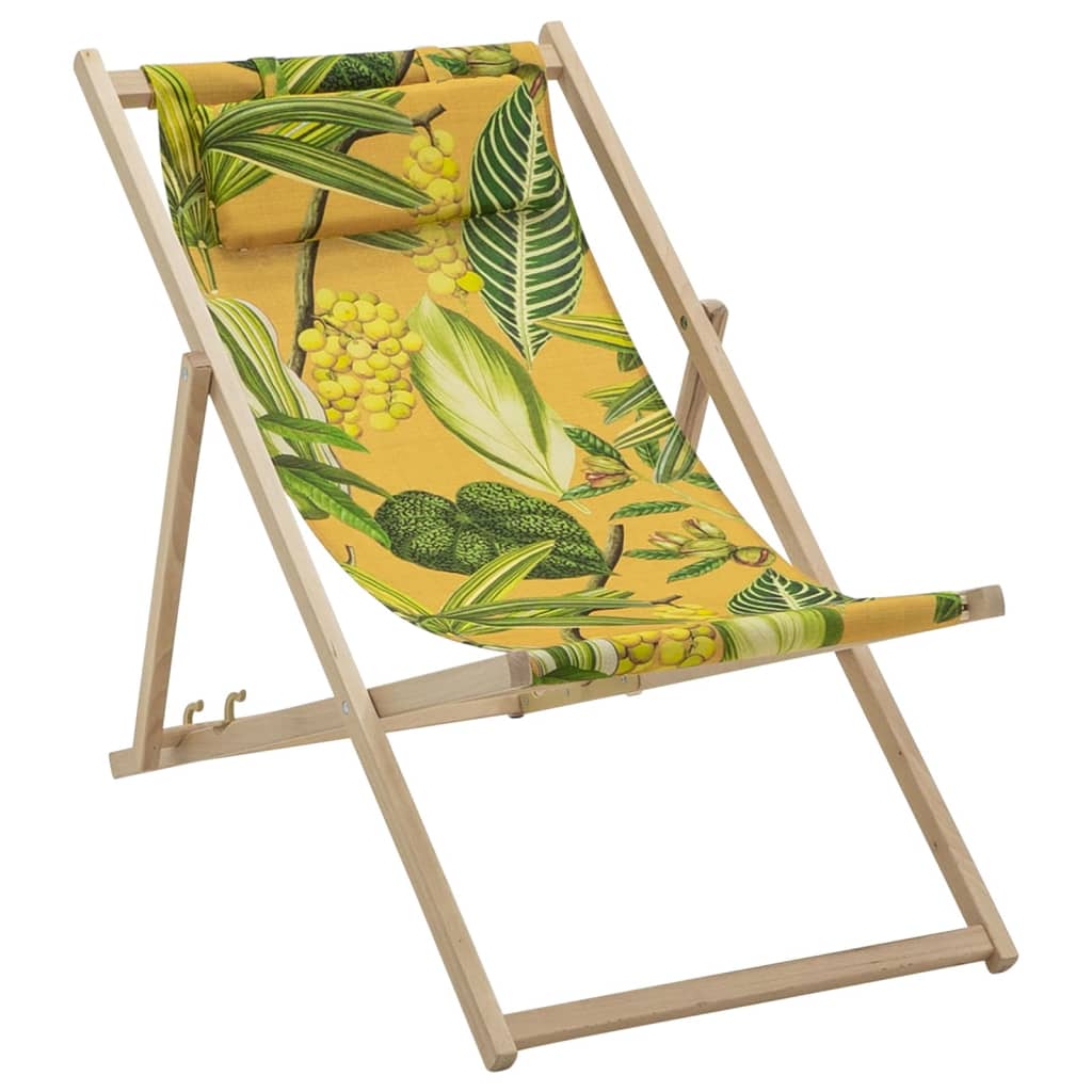 Madison Sedia Da Spiaggia In Legno Mauel 55X90X87 Cm