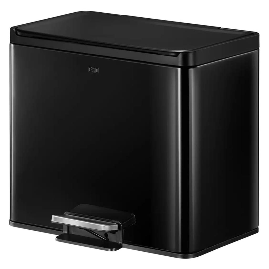 Eko Pattumiera A Pedale Essential 20 L+9 L Nera