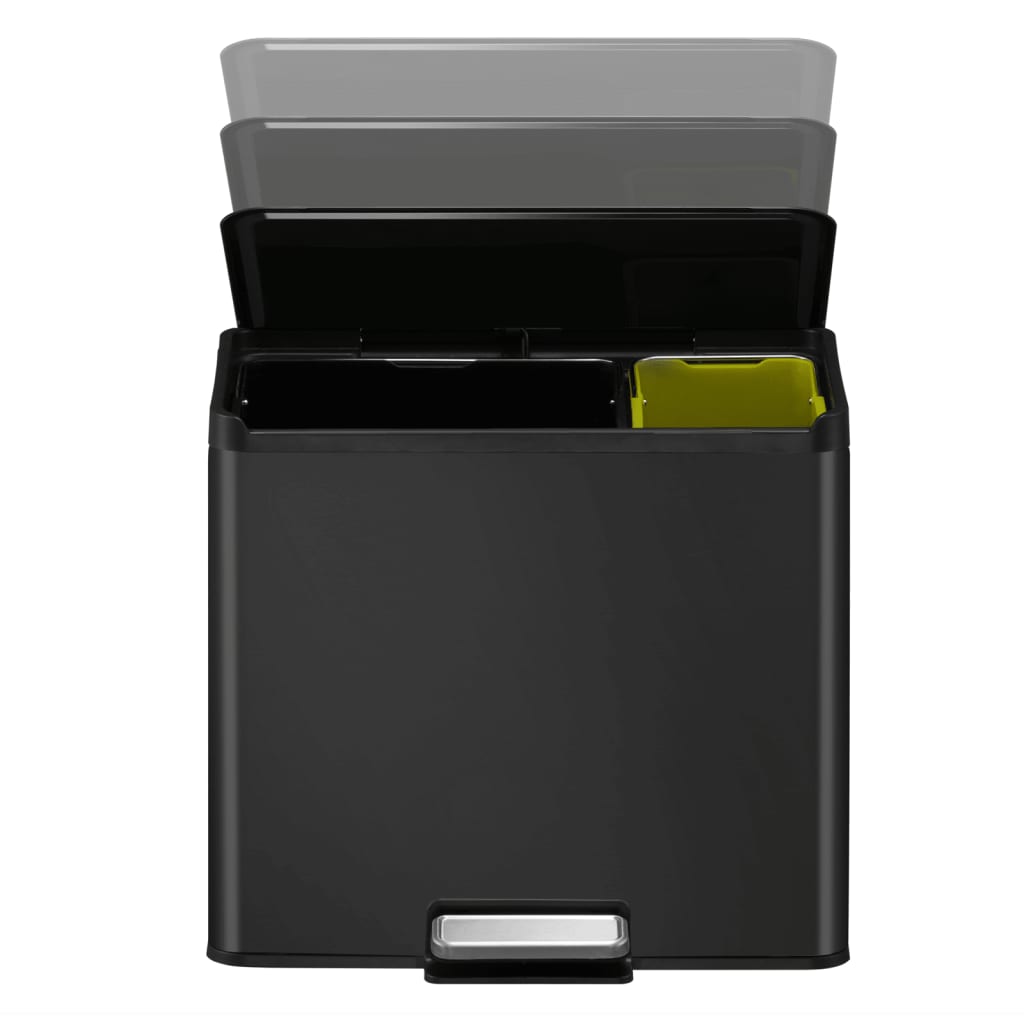Eko Pattumiera A Pedale Essential 20 L+9 L Nera