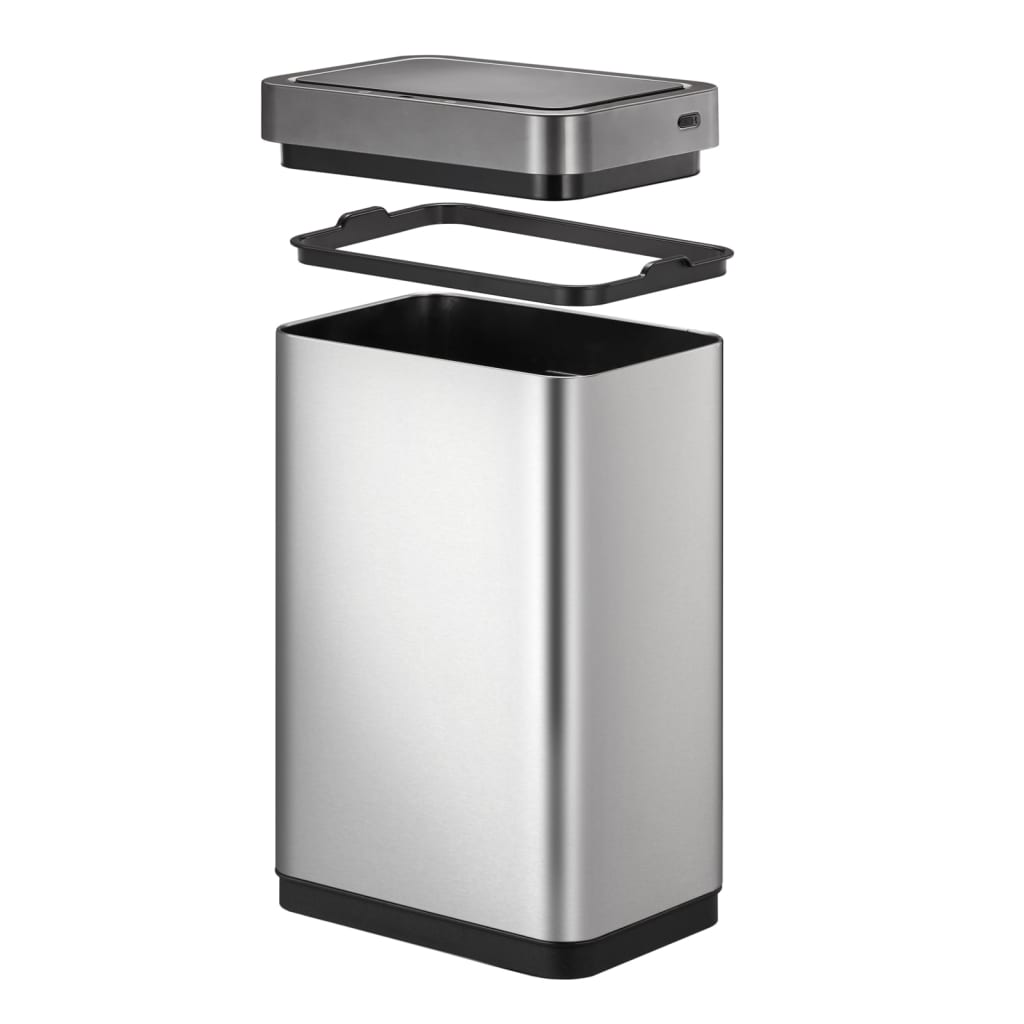 Eko Pattumiera Con Sensore Mirage X 80 L Argento Opaco