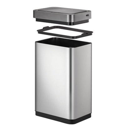 Eko Pattumiera Con Sensore Mirage X 80 L Argento Opaco
