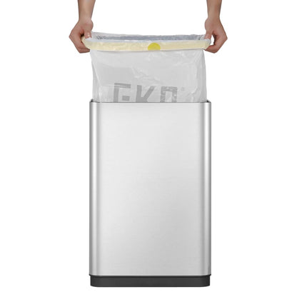 Eko Pattumiera Con Sensore Mirage X 80 L Argento Opaco