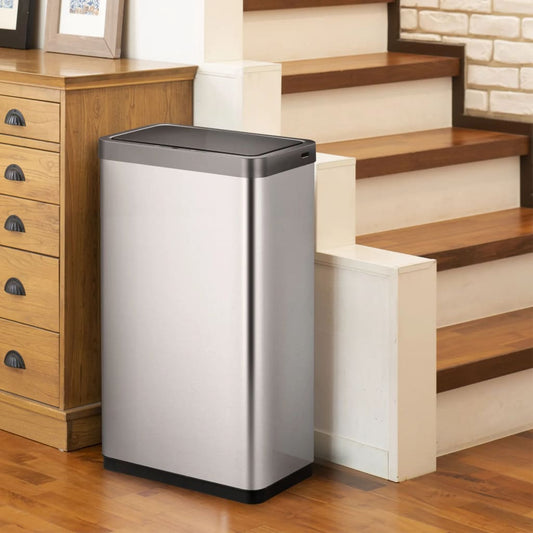 Eko Pattumiera Con Sensore Mirage X 80 L Argento Opaco