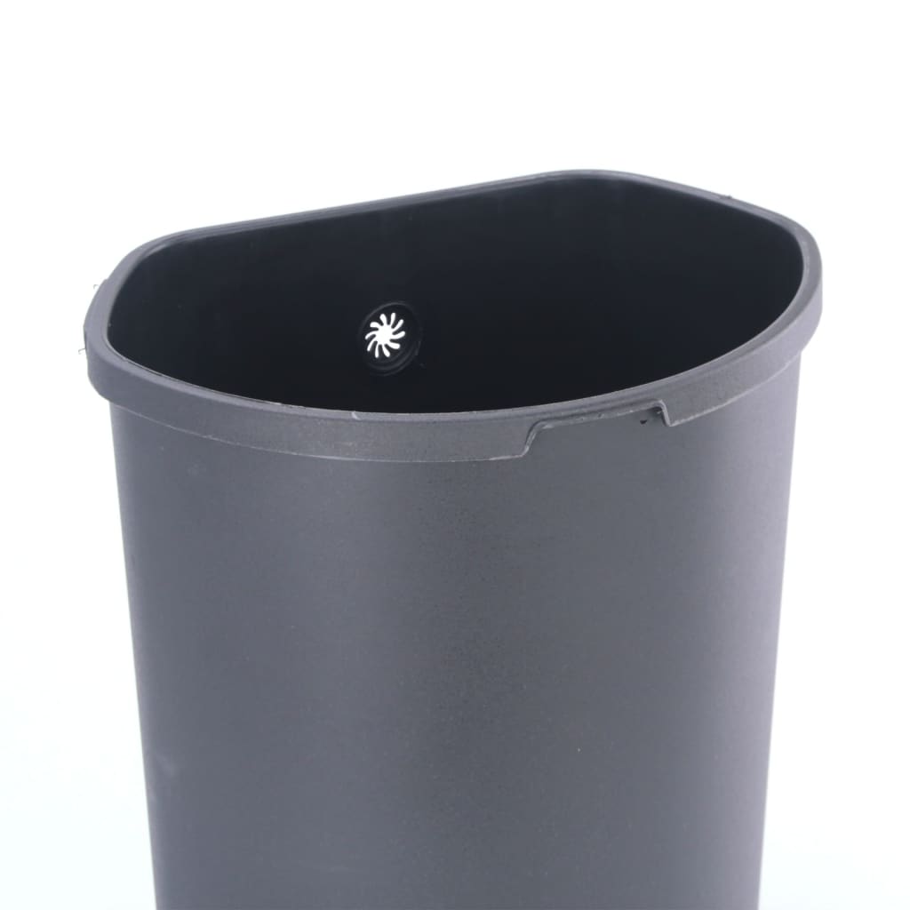 Eko Pattumiera A Pedale Shell Argento Opaco