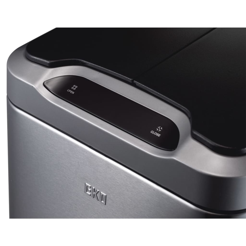 Eko Pattumiera Con Sensore Phantom 2X20 L Argento Opaco