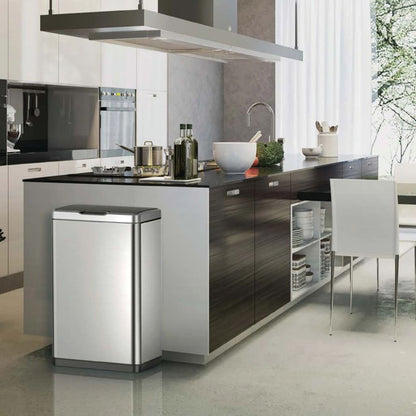 Eko Pattumiera Con Sensore Mirage 2X20 L Argento Opaco