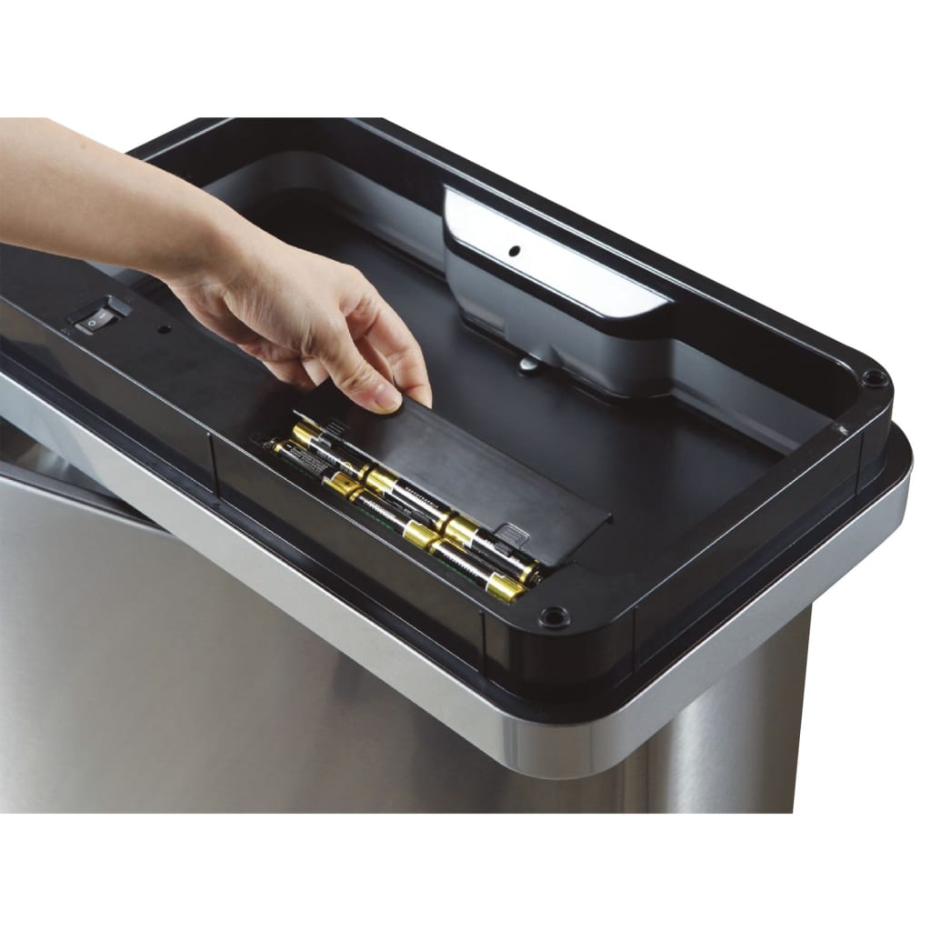 Eko Pattumiera Con Sensore Mirage 2X20 L Argento Opaco