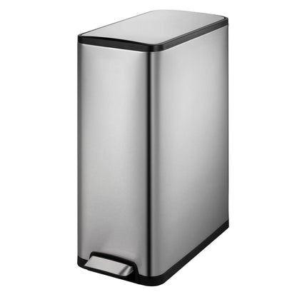 Eko Pattumiera A Pedale Ecoslim 2X20 L Argento Opaco