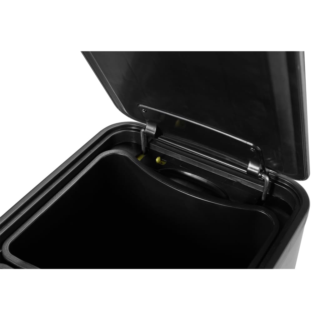 Eko Pattumiera A Pedale Ecoslim 2X20 L Argento Opaco