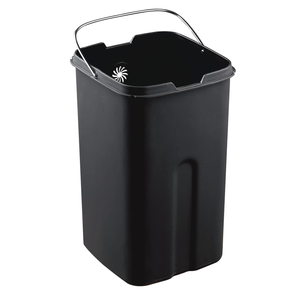 Eko Pattumiera Aperta Laguna 35 L Argento Opaco