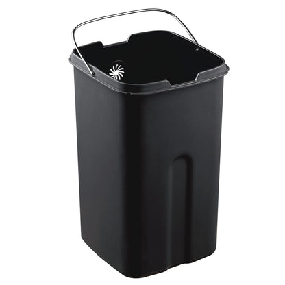 Eko Pattumiera Aperta Laguna 35 L Argento Opaco