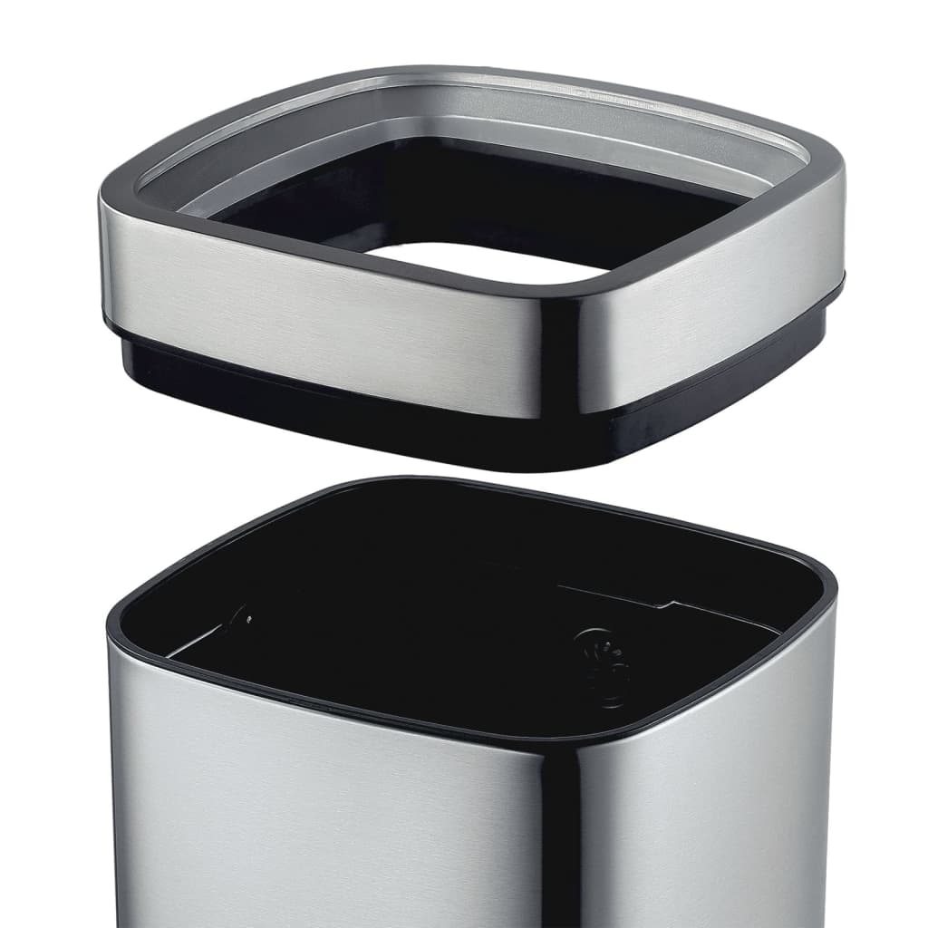 Eko Pattumiera Aperta Laguna 35 L Argento Opaco