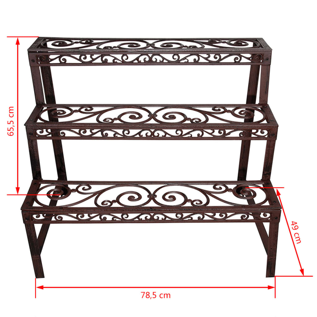 Esschert Design Mensola Rettangolare Bph33 Naturale