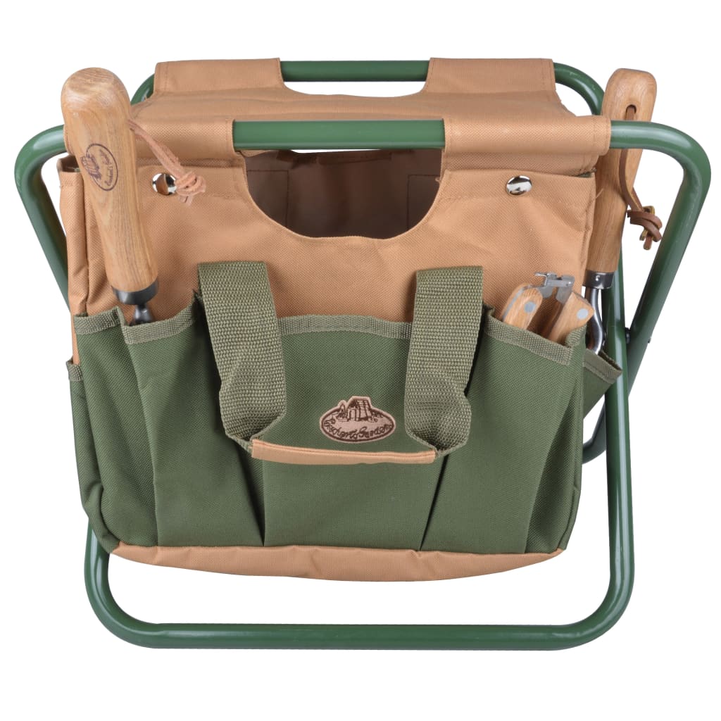 Esschert Design Sgabello E Borsa Portautensili Gt85