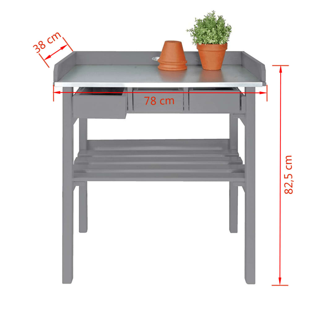 Esschert Design Banco Da Lavoro Da Giardino Cf29G