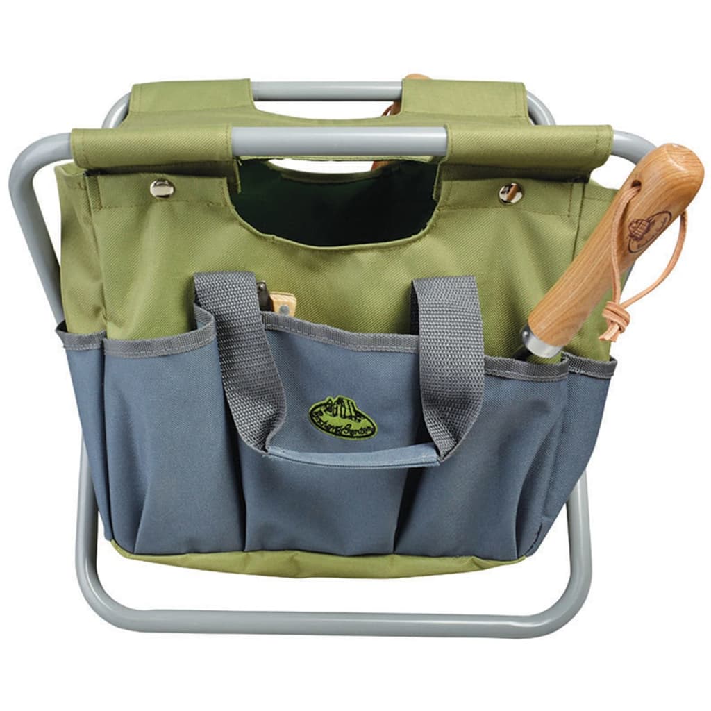Esschert Design Sgabello E Borsa Portautensili Gt85