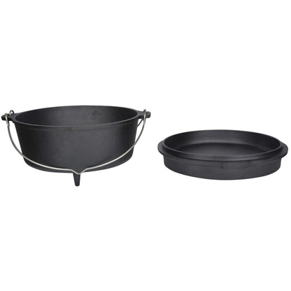 Esschert Design Casseruola Di Ghisa 6,5 L Nera Ff235