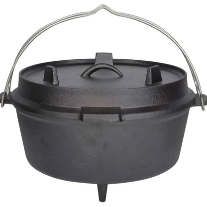 Esschert Design Casseruola Di Ghisa 6,5 L Nera Ff235