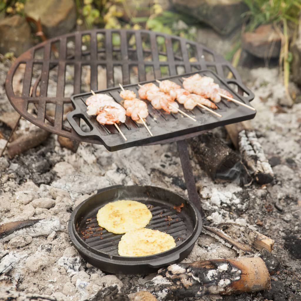 Esschert Design Fornelli Da Campeggio Set Da Sette Pezzi Nero Ff240