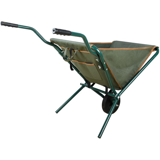 Esschert Design Carriola Pieghevole Verde Gt138